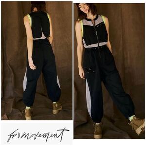 FP Movement by Free People Black and Gray Jumpsuit